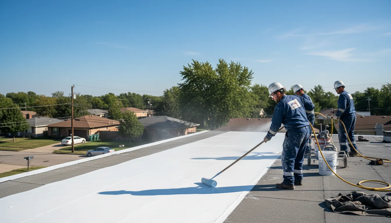 Commercial roof coating in Brookville, OH near me